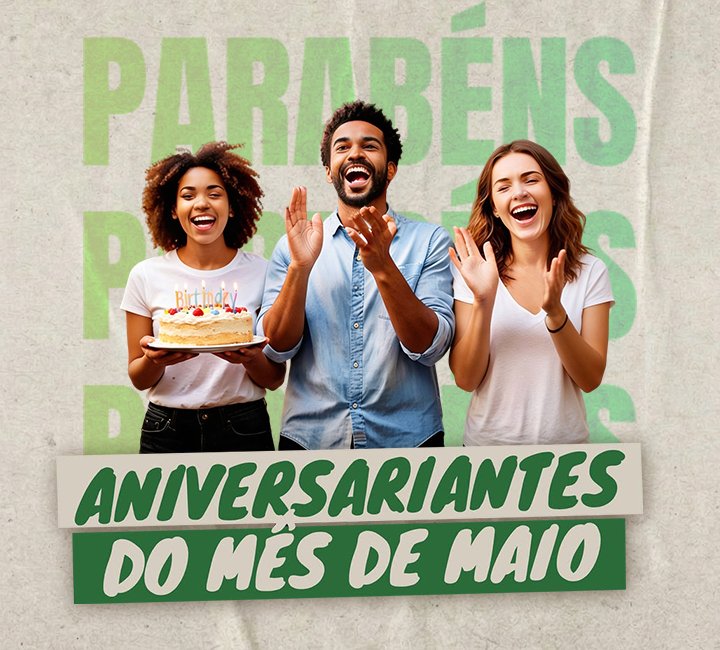 Aniversarante de Maio