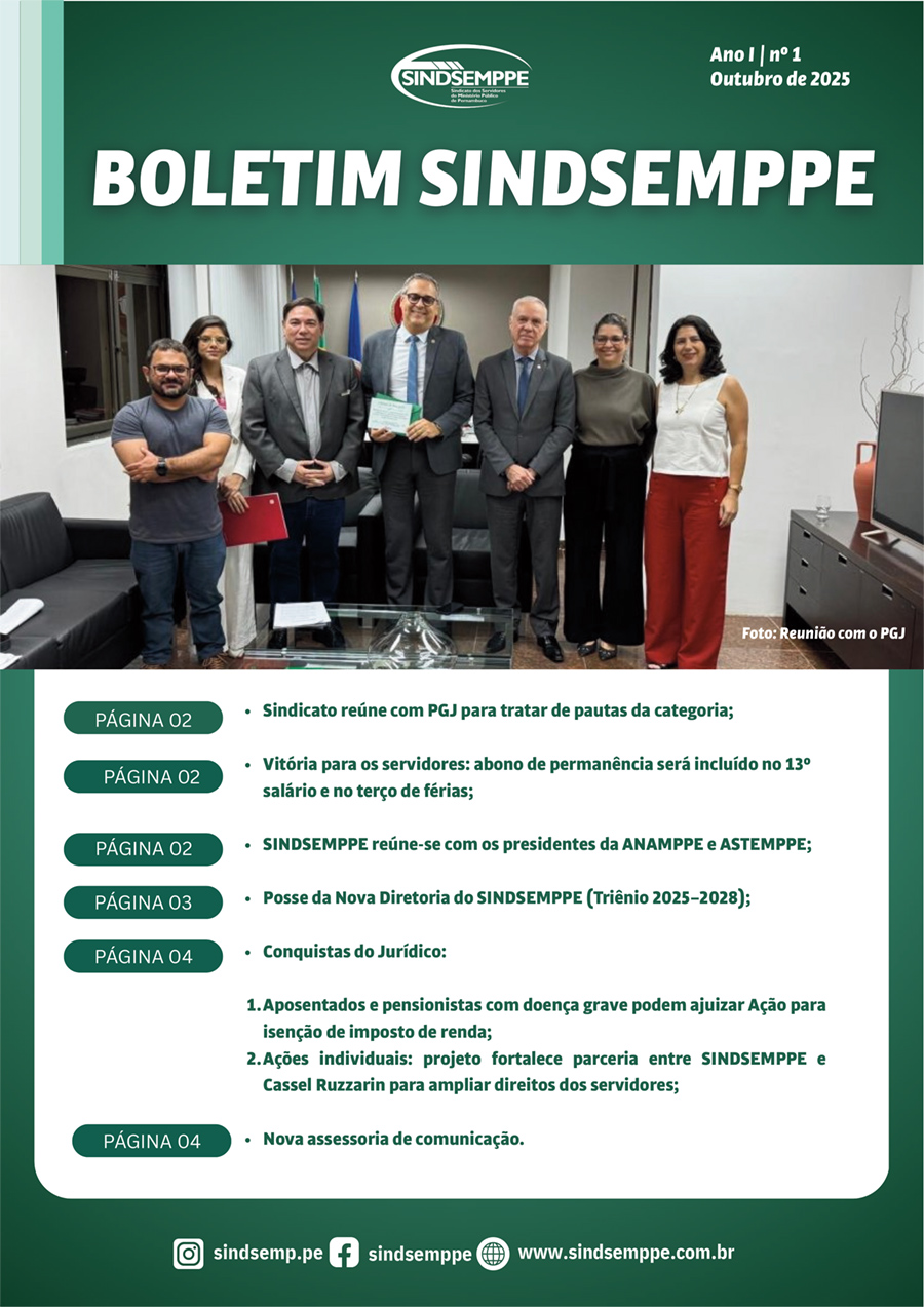 BOLETIM SINDSEMPPE 1