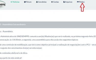 Tem novidade na intranet
