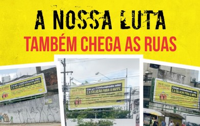 Campanha contra a criação dos cargos comissionados ultrapassa os muros da instituição e ganha as ruas