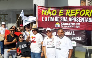 Servidores do MPPE se unem a outras categorias e param os trabalhos no dia da Greve Geral