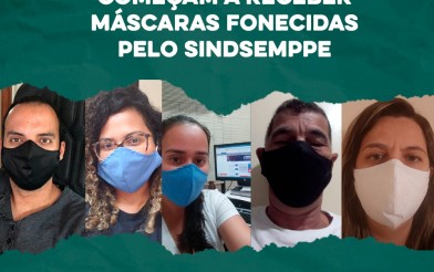 Sindsemppe inicia entrega de máscaras para servidores e servidoras do MPPE