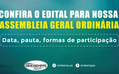 Edital – Assembleia Geral Ordinária (AGO)