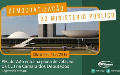 PEC do Voto já está na pauta da CCJ! Participe da mobilização e converse com os parlamentares!