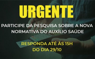Participe da pesquisa sobre a nova normativa do auxílio saúde